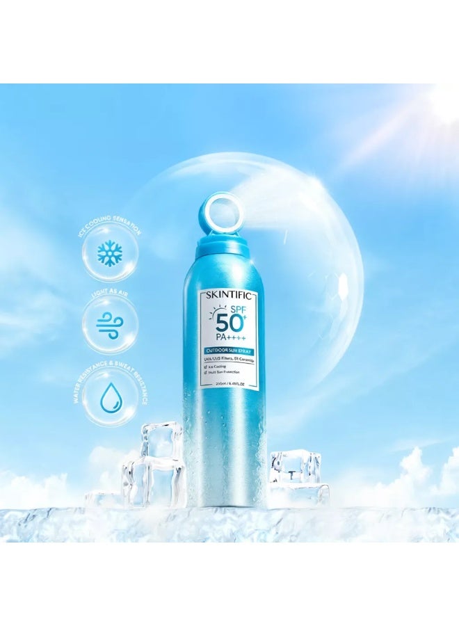 Skintific Outdoor Sun Spray SPF50+ PA++++ 250 ml. - Image 3